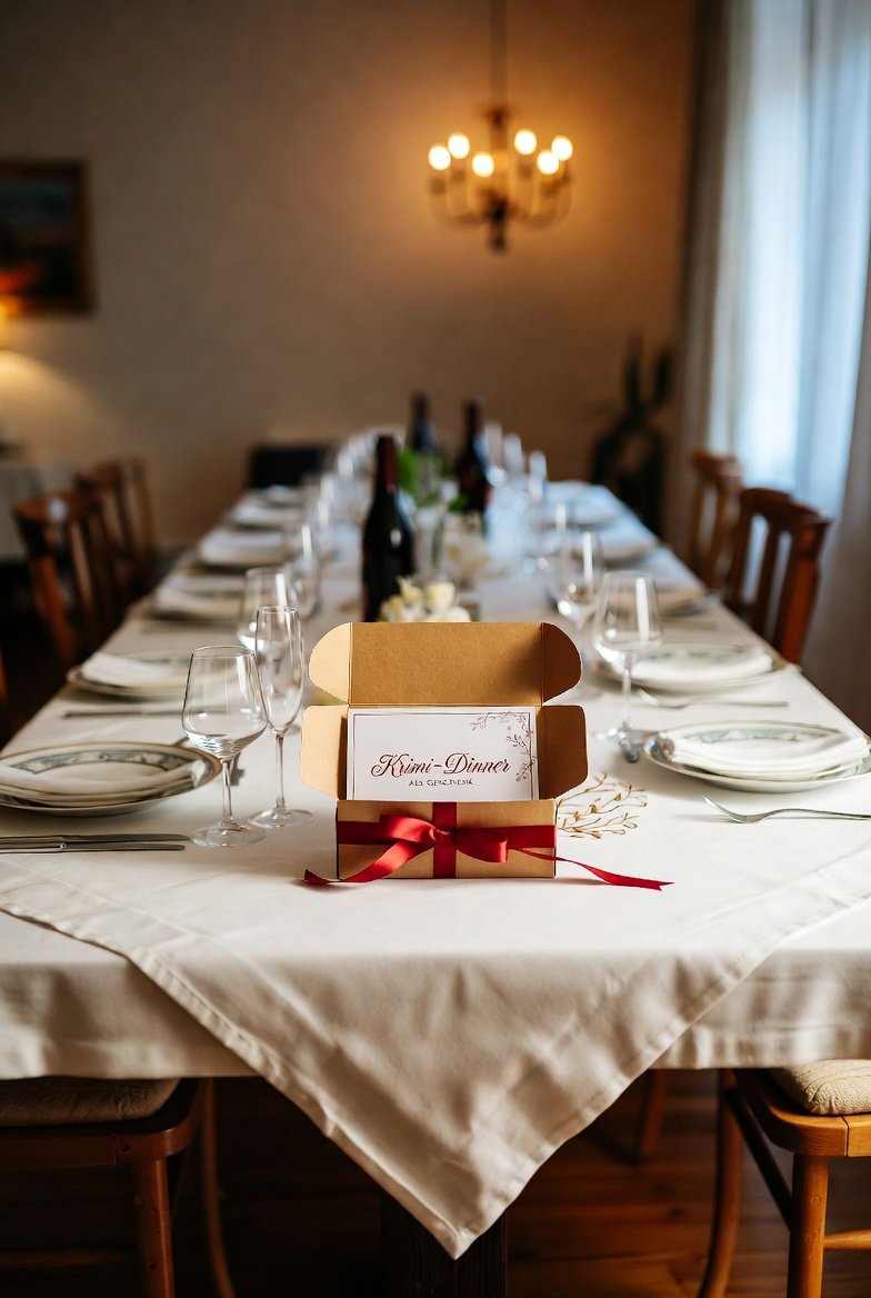 Krimi-Dinner als Geschenk: Die Überraschung, die niemand erwartet